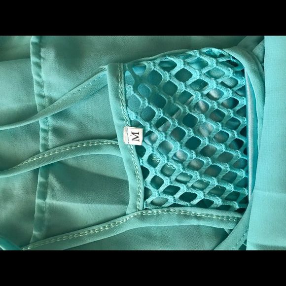 Mint Green mini dress size medium - Picture 7 of 7